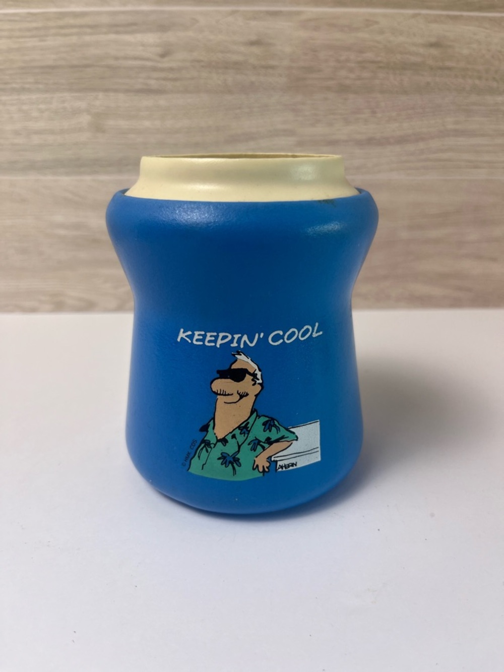Keepin' Cool Tuffoam Insulated
Blue Coozie Koozie by Kevin
Ahern Late 1980